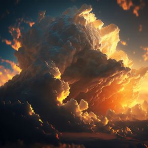 Clouds sunset