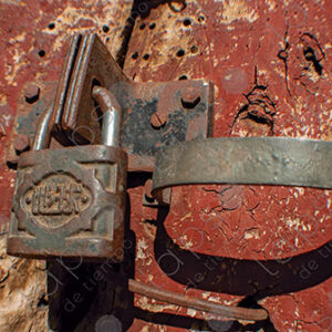 Padlock on Door