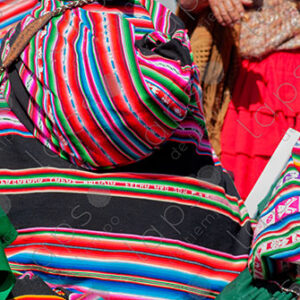Details of blankets and aguayos