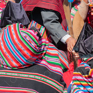 Details of blankets and aguayos