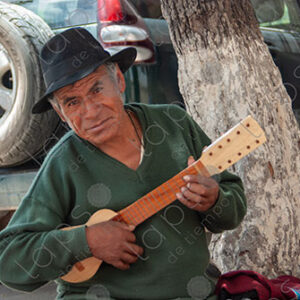 Bolivian Man with Charango