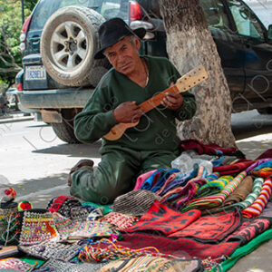 Bolivian Man with Charango