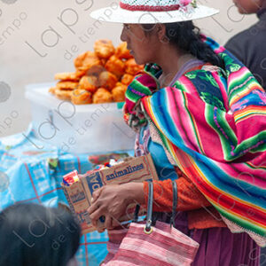 Bolivian street vendor