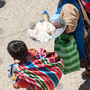 Bolivian street vendor