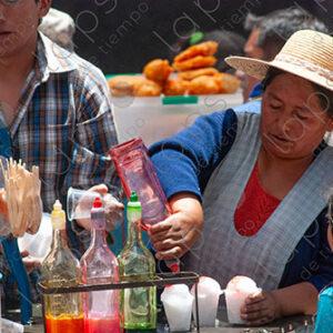 Bolivian street vendor