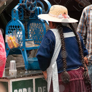 Bolivian street vendor
