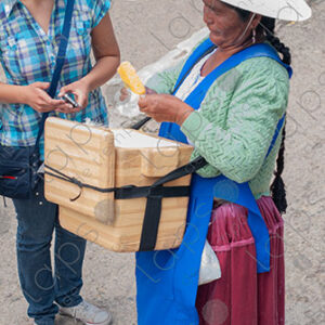 Bolivian street vendor