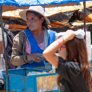 Bolivian street vendor