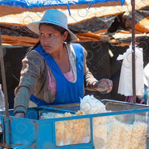 Bolivian street vendor