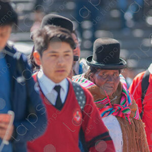 Old Bolivian woman