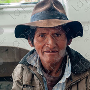 Close up Bolivian Man