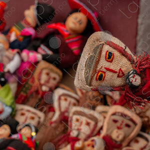 Close-up of Andean Doll