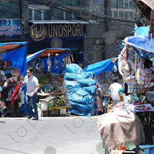 Herb stalls in Bolivia