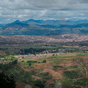 Landscape of Sucre, Bolivia