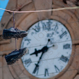 Pair of Shoes Hanging