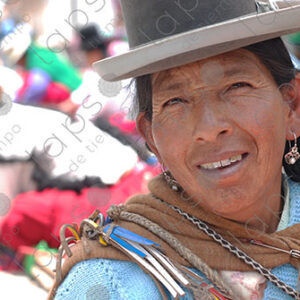 Portrait face of a lady smiles