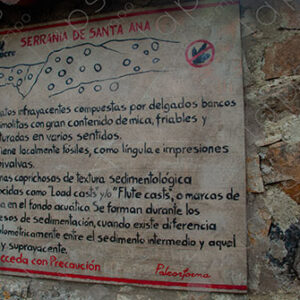Sign Serrania de Santa Ana