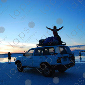 Sunrise at Salar de Uyuni
