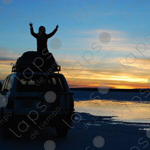 Sunrise at Salar de Uyuni