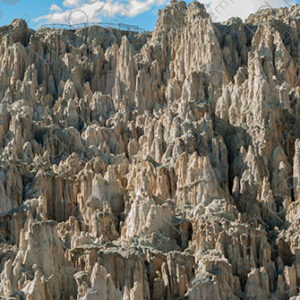 The Moon Valley in La Paz, Bolivia
