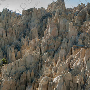 The Moon Valley in La Paz, Bolivia