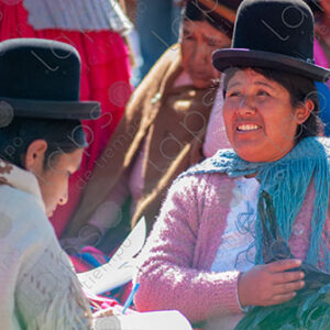 Typical Bolivian women