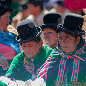 Typical Bolivian women
