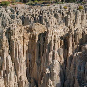 The Moon Valley in La Paz, Bolivia