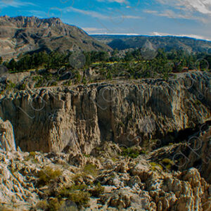The Moon Valley in La Paz, Bolivia