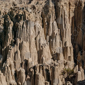 The Moon Valley in La Paz, Bolivia