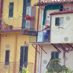 Balconies in Tuscany, Florence, Italy