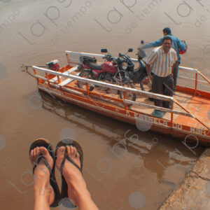 Barge with passengers