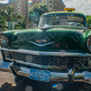 Classic vintage taxi in Havana