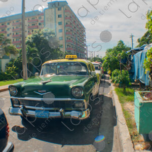 Classic vintage taxi in Havana