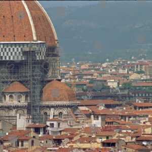 Dome of the cathedral under repair, Florence