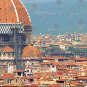Dome of the cathedral under repair, Florence
