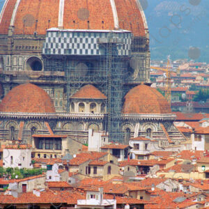 Dome of the cathedral under repair, Florence