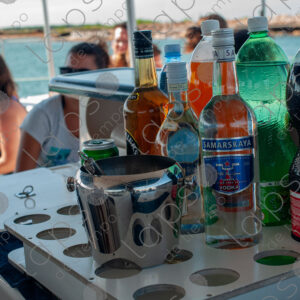 Drinks to be had at the yacht bar
