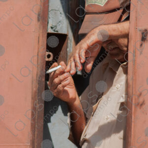 man smoking