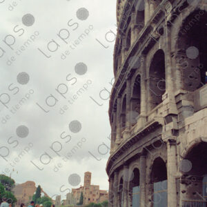 Entrance to the Roman Colosseum for the public, 2002 year, Rome