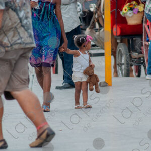 Girl holding a teddy bear