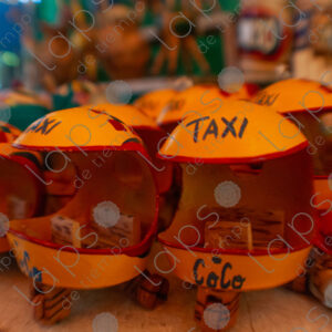 Handcrafted coco taxis