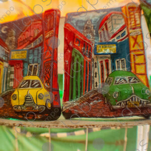 Handcrafted paintings in Havana