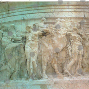 Il Vittoriano Detail in Piazza Venezia, Rome, Italy