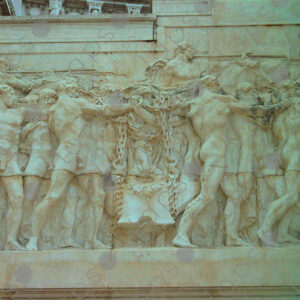 Il Vittoriano Detail in Piazza Venezia, Rome, Italy