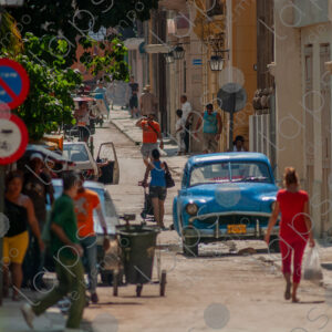Neighborhood street in Havana