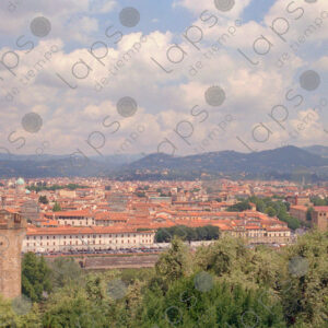 Panoramic view of Florence city