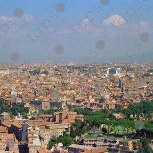 Panoramic view of rome city