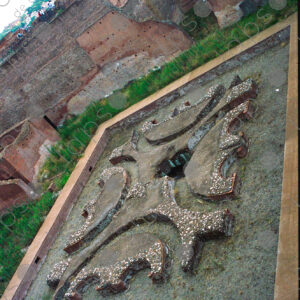 Partial view of the remains of the Domus Augustana, Palatine Hill, Rome