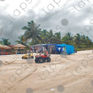 Sand, buggies, and vending stalls